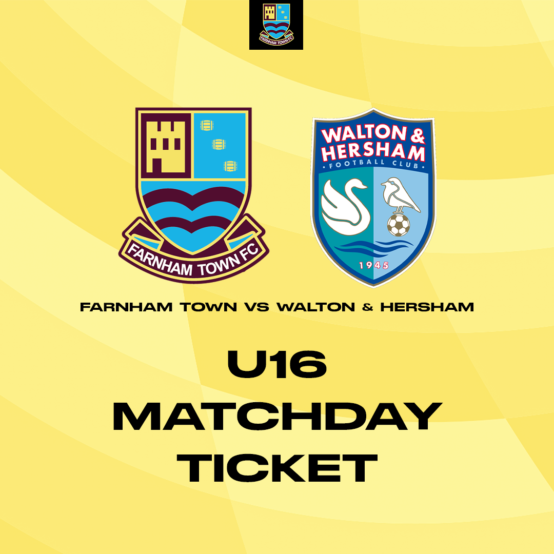 Farnham Town vs. Walton & Hersham - League - Matchday Ticket