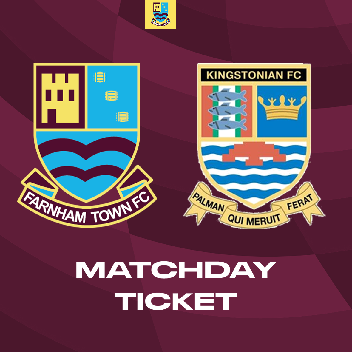 Farnham Town vs. Kingstonian - Cup - Matchday Ticket