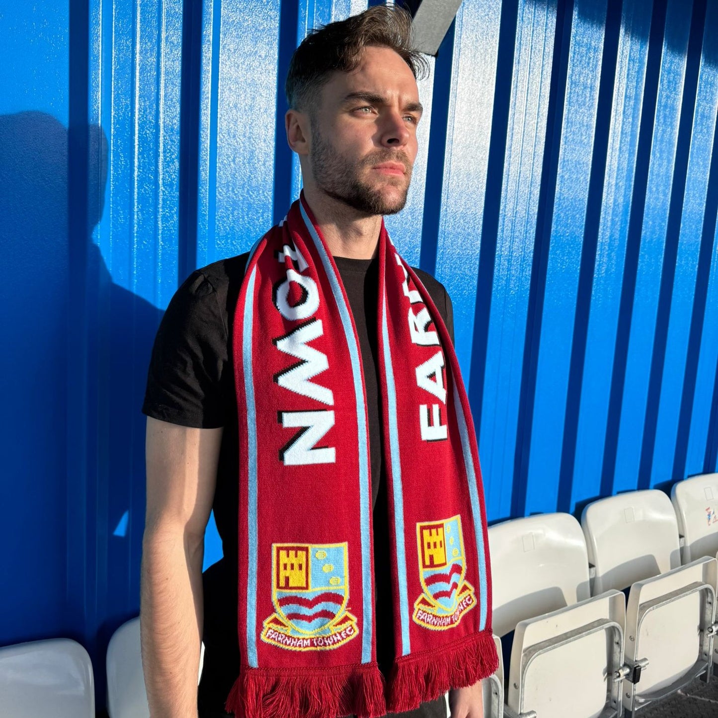 Official Farnham Town Scarf - Claret