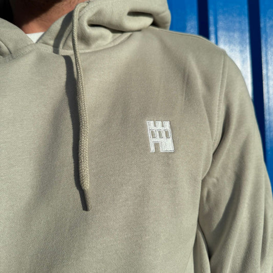 Castle Range Hoodie - Grey/White