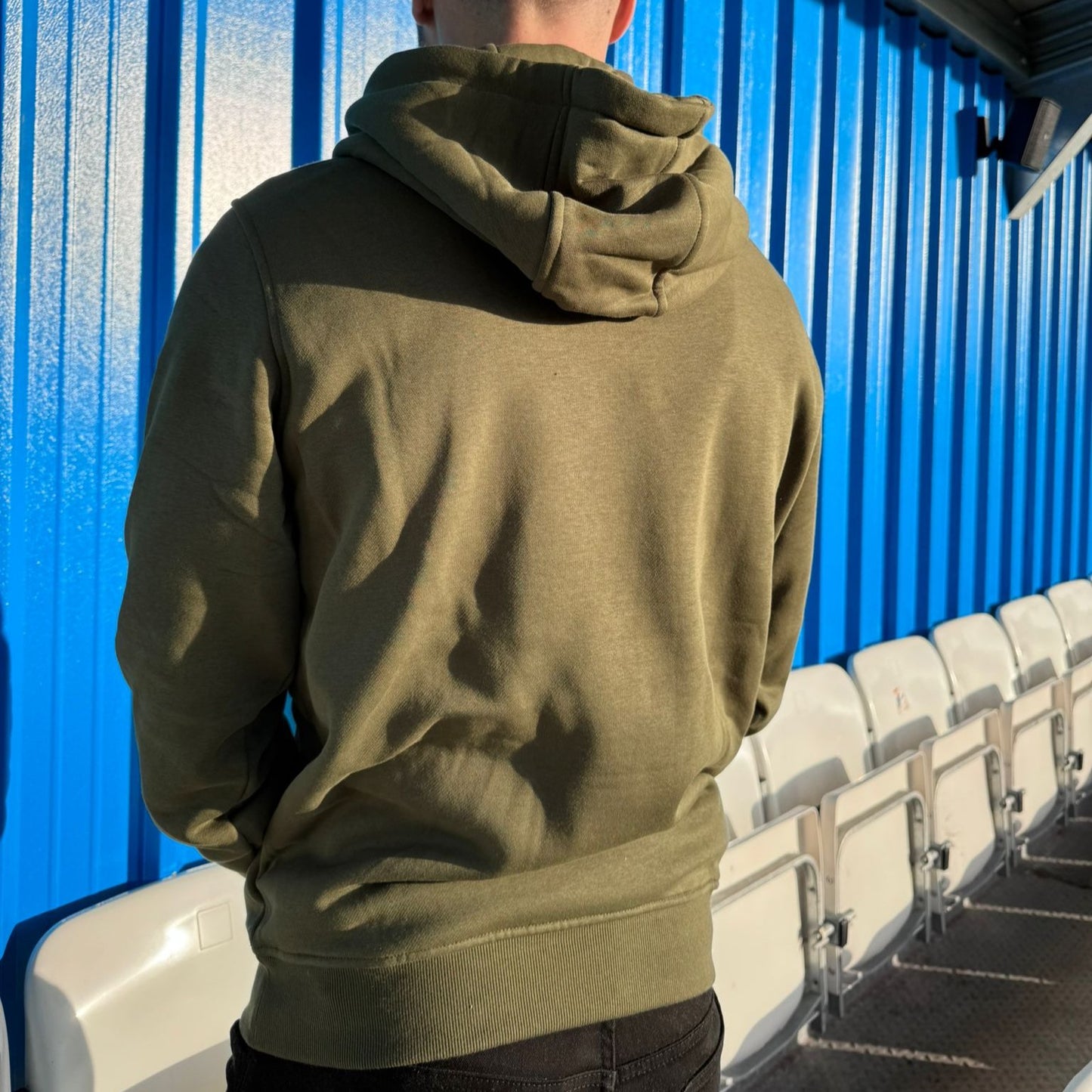 Castle Range Hoodie - Olive/White