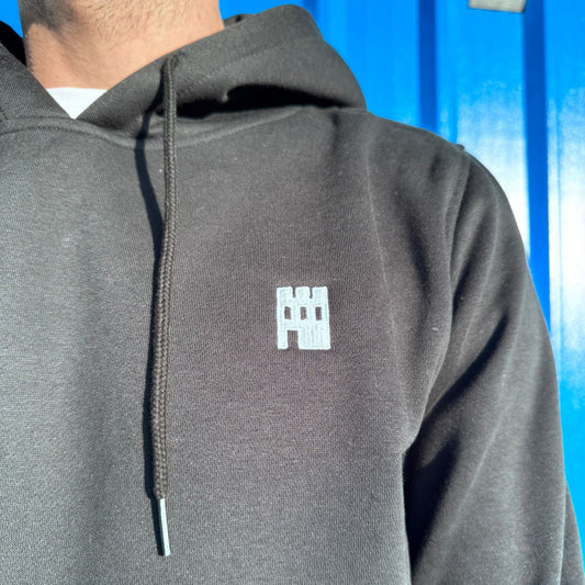 Castle Range Hoodie - Black/White