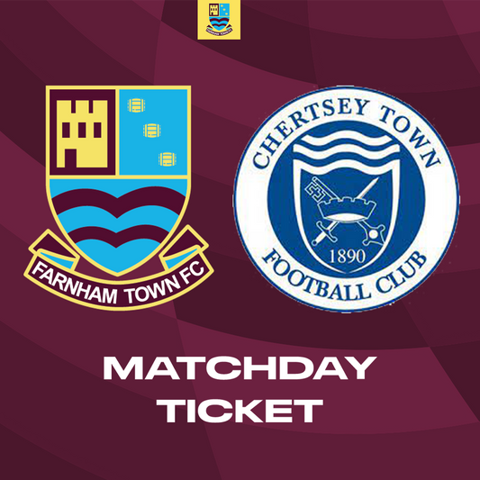 Farnham Town vs. Chertsey Town  - League - Matchday Ticket