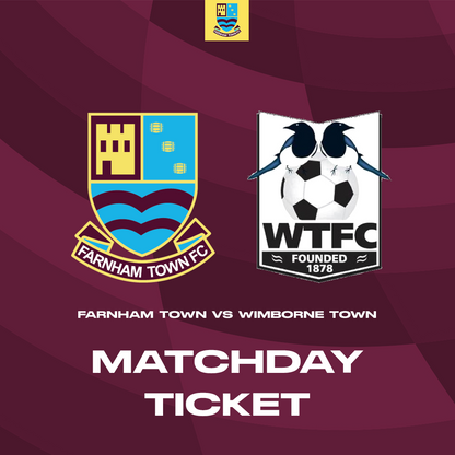 Farnham Town vs. Wimborne Town - League - Matchday Ticket