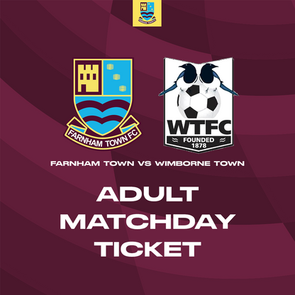 Farnham Town vs. Wimborne Town - League - Matchday Ticket