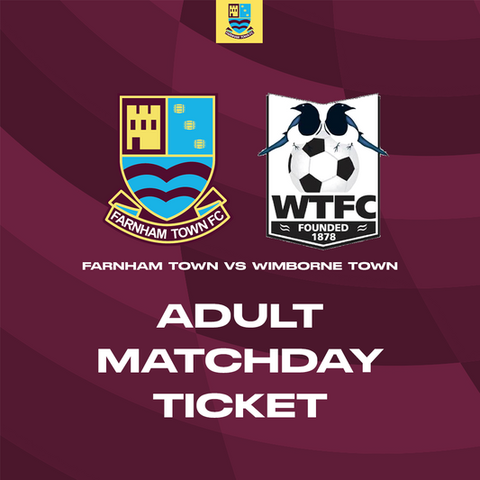 Farnham Town vs. Wimborne Town - League - Matchday Ticket