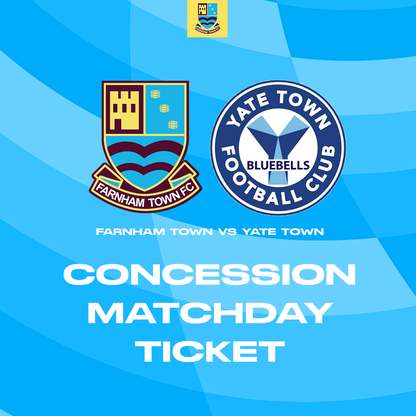 Farnham Town vs. Yate Town  - League - Matchday Ticket