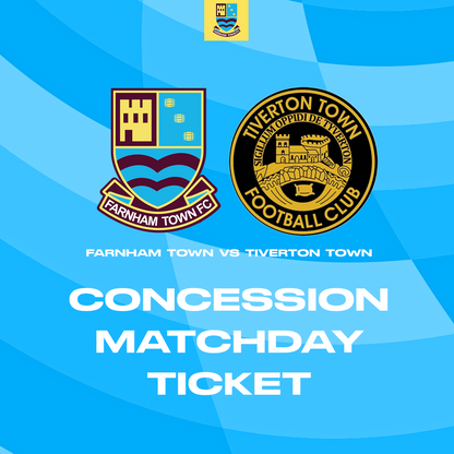 Farnham Town vs. Tiverton Town  - League - Matchday Ticket