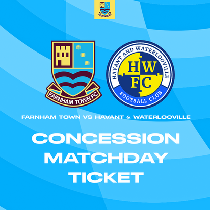 Farnham Town vs. Havant & Waterlooville  - League - Matchday Ticket