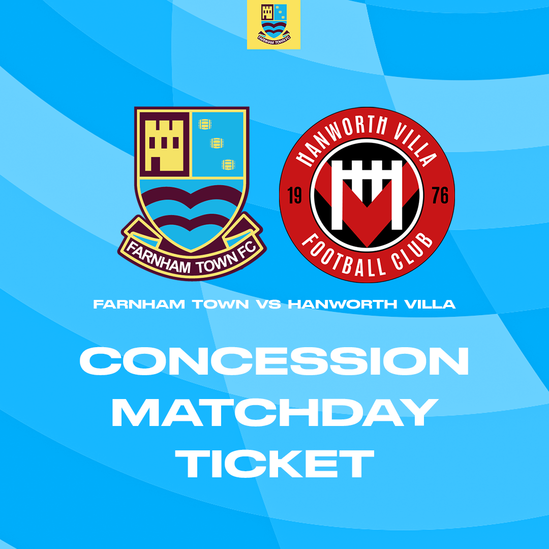 Farnham Town vs. Hanworth Villa - League - Matchday Ticket