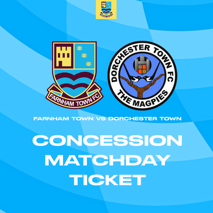 Farnham Town vs. Dorchester Town - FA Cup - Matchday Ticket