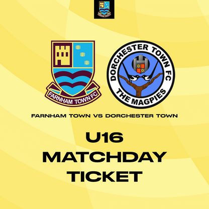 Farnham Town vs. Dorchester Town - FA Cup - Matchday Ticket