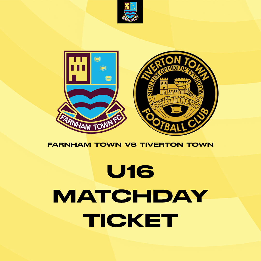 Farnham Town vs. Tiverton Town  - League - Matchday Ticket
